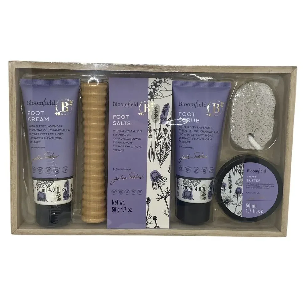 Bloomfield Complete Wellness Foot Care Kit By Aromatherapist Julie Footer New